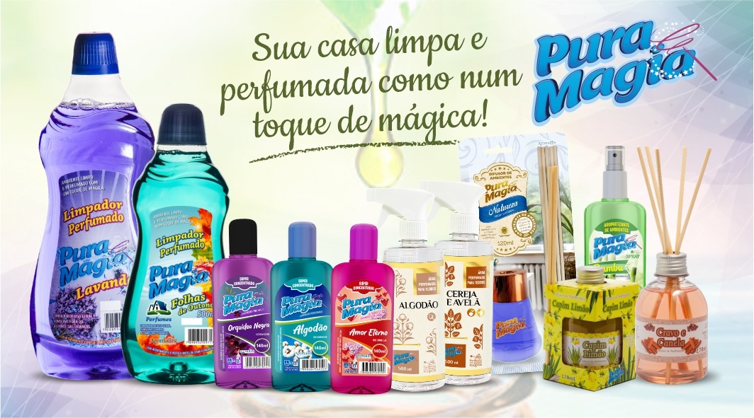 Linha de produtos Pura Magia