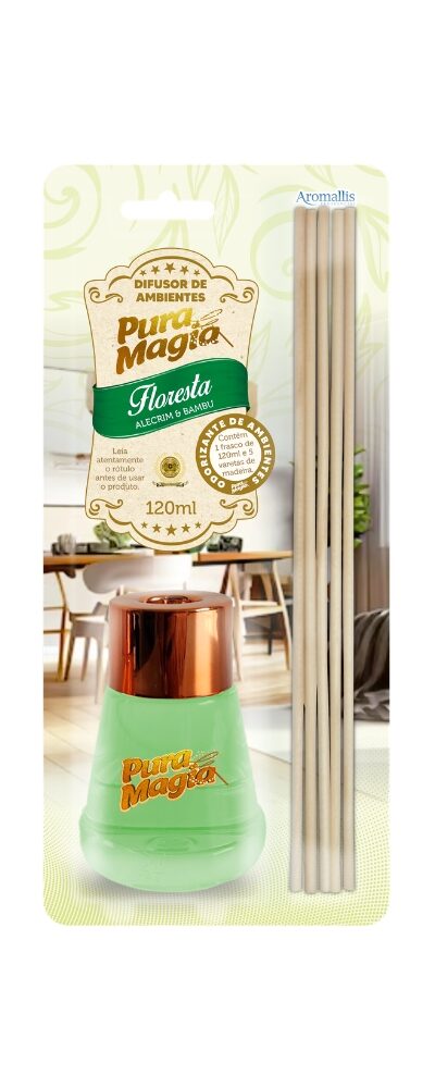 Difusor Blister – Floresta – Inspiração Olfativa: Alecrim e Bambu