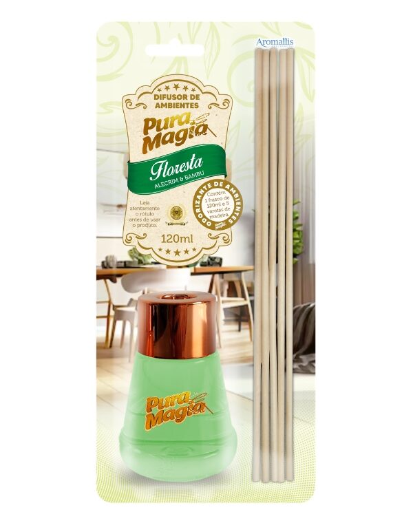 Difusor Blister – Floresta – Inspiração Olfativa: Alecrim e Bambu